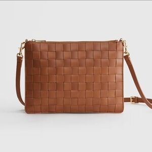 Quince Italian Leather Handwoven Convertible Crossbody